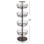 Household Essentials 4‑Tier Revolving Shoe Tree with Heavy‑Duty Steel Frame, Bronze (HH2139-1)~#|#~B9EA9D65-5612-4B89-9CE24100B2322A18_sc7