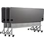 National Public Seating BPFT Flip-N-Store 72" x 24" Rectangular Activity Table, Charcoal Slate (BPFT-2472-20)~#|#~B9EC521E-D813-4BB9-85547C04CA8F38D8_sc7