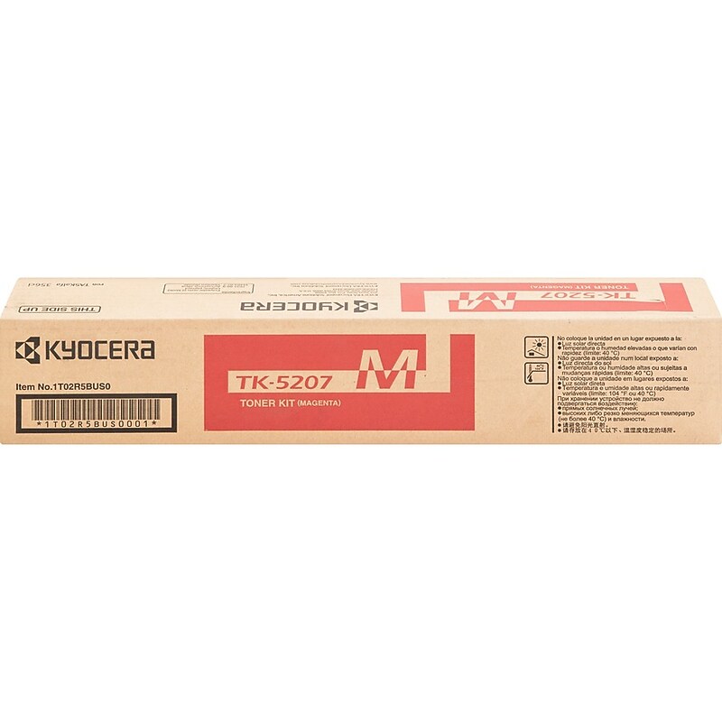 Kyocera TK5207M Magenta Standard Yield Toner Cartridge (1T02R5BCS0) image 1
