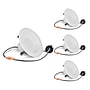 Bulbrite 12 Watt 4" Integrated LED Recessed Downlight with E26 Quick Connect, 5CCT - 27/30/35/40/50K, 1100 Lumens, 4/Pack~#|#~B9F83832-2556-4CFE-B55E5A0E2259D086_sc7