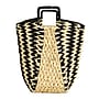 Household Essentials Zigzag Woven Paper Rope Basket, Natural (HE1239)~#|#~B9F8B4D2-1287-4948-BE4130FB1CA490F9_sc7