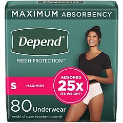 Depend Fresh Protection Adult Incontinence Underwear for Women