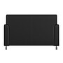 Flash Furniture Agent LeatherSoft Reception Loveseat, Black/Chrome Legs (BT827U2BKCHR)~#|#~B9FB8397-EA49-44BC-BA34E89748C0A596_sc7