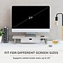 Anji Mountain Mango Wood & Metal Monitor Stand, Up to 32" Monitor, White Wash (MS-WWS-06NKL-PD)~#|#~BA017C7F-9FDD-4100-923BB39F044B9FBB_sc7