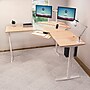 VersaDesk PowerLift 72"W Electric Corner Adjustable Standing Desk, Maple/White (PLCSD6072-WM-APP)~#|#~BA049304-E54F-4F03-B7C6F7483203C49E_sc7