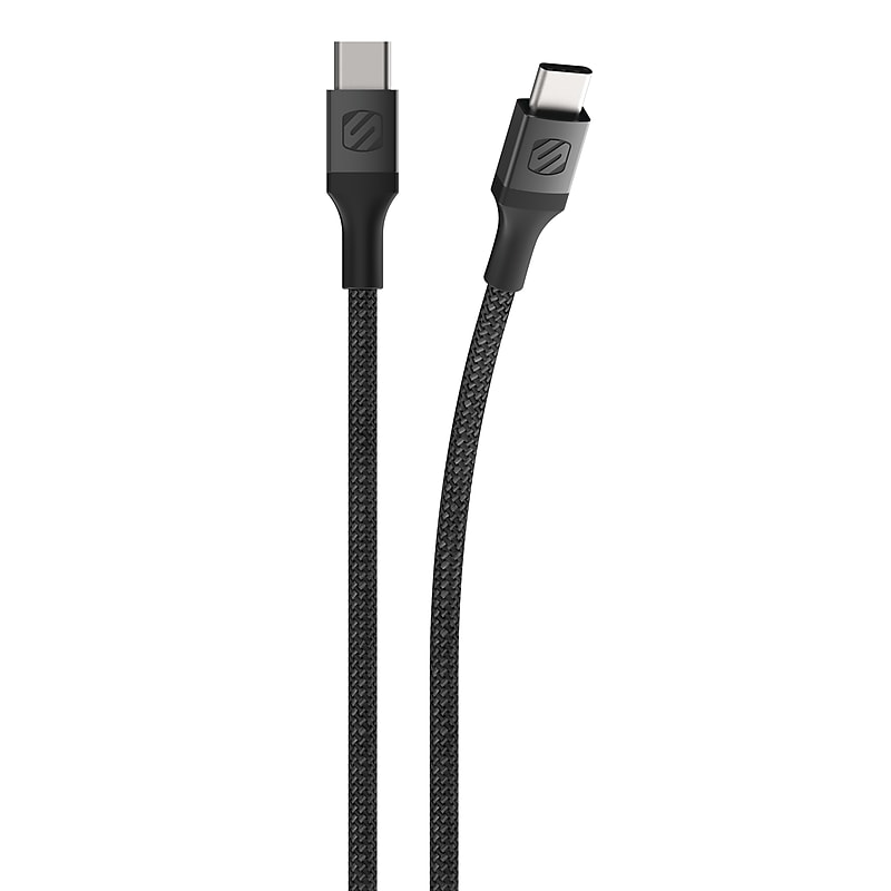 scosche Braided Dual USB-C Charge & Sync Cable (CCB4-SP) image 1