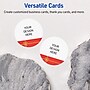 Avery Gold-Red Gift Matte Blank Card, White, 120/Pack (S00-FG7)~#|#~BA08BEFC-985C-41CD-957B1FB91FFEB52F_sc7