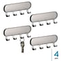 iDESIGN Hooks, Brushed Nickel, Stainless Steel, 4/Pack (28138M4)~#|#~BA0DE799-69C9-488F-812238093E56DA52_sc7