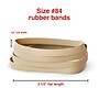 Staples Economy #84 Rubber Bands, 3-1/2" x 1/2", 45/Pack (28608-CC)~#|#~BA10B197-5E57-4F27-96B27C05AF1E352F_sc7