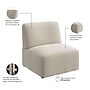 Bush Business Furniture Assemble Modular Lounge Chair, Armless, Oat Fabric (ASM130OTF-03)~#|#~BA161473-2C54-4F27-9025D434C6359179_sc7