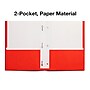 Staples Smooth 2-Pocket Paper Folder with Fasteners, Orange, 25/Box (50775/27543-CC)~#|#~BA1A3E8A-AE40-4710-AEC35441ACC34F43_sc7