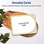 Avery Rectangle Rounded Corners Matte Blank Card, White, 20/Pack (19479371049)~#|#~BA1AEADF-BBD7-46AA-BF600B706A82F681_sc7