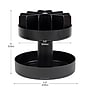 Mind Reader Plastic 2-Tier Snack Tray Carousel Countertop Organizer, Black (SNACKCAR-BLK) ~#|#~BA26F487-7D0E-4308-B561CCD536C0B3C7_sc7