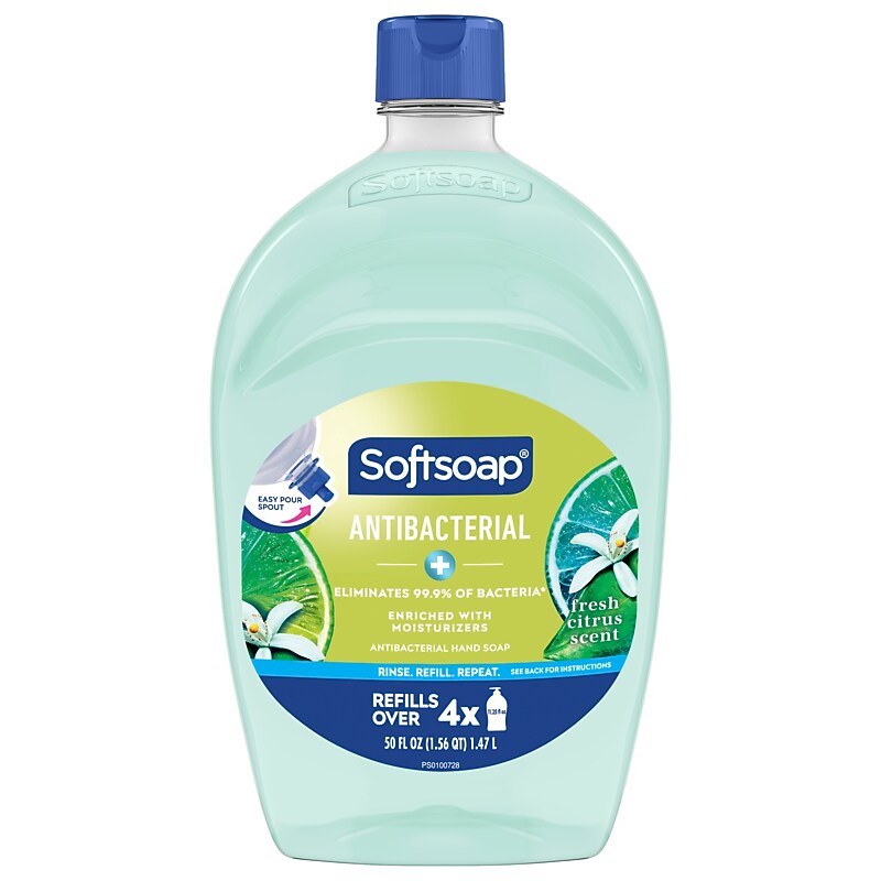 Softsoap Antibacterial Liquid Hand Soap Refill, Fresh Citrus Scent, 50 oz.(61048193) image 1