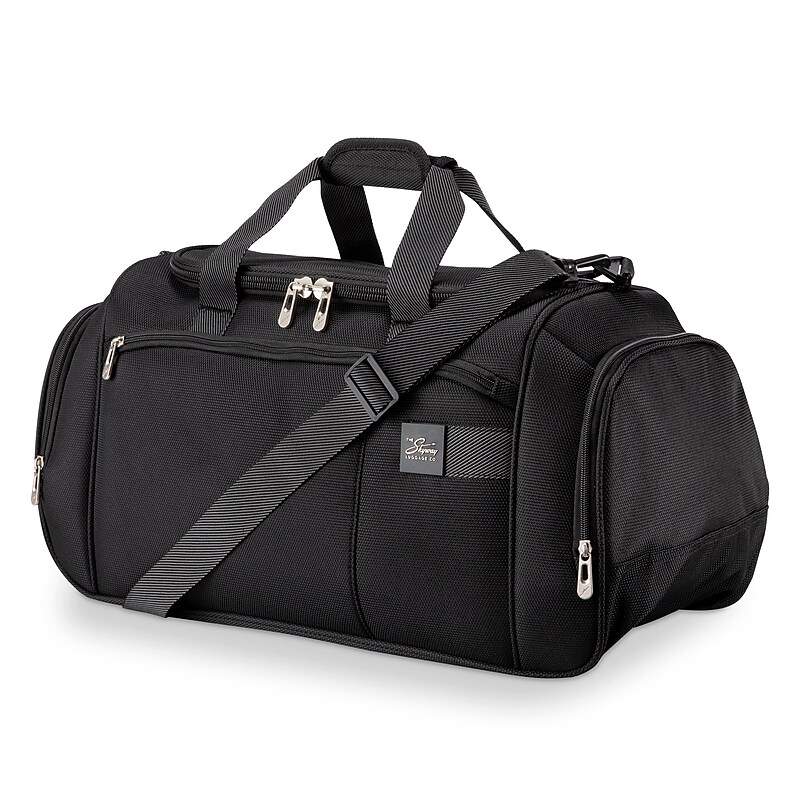 Skyway Luggage Sigma 7.0 22" Polyester Carry-On Weekender Duffel, Black (177-22-001-DFL) image 1