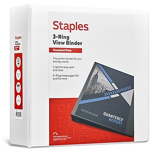 Staples Large Tab Insertable Paper Dividers, Assorted Colors
