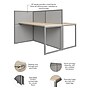 Bush Business Furniture Easy Office 2 Person Cubicle Desk, Natural Elm (EOD460NE-03K)~#|#~BA332518-8982-4369-8F1FBDEFD3BD5491_sc7