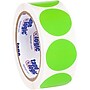 Tape Logic 1 1/2" Circle Inventory Label, Fluorescent Green, 500/Roll (DL612J)~#|#~BA3413BE-20CB-4F74-9FA85BAF98529BE4_sc7