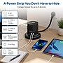 Uncaged Ergonomics Retractable Power Strip with USB-C, 4 AC Outlets, 4 USB Ports and 6ft Retractable Cord, Black (RC-black)~#|#~BA347C59-CFF4-47A7-98BA0D1825EB40CA_sc7