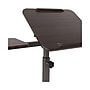 Seville Classics airLIFT 26"W Manual Rectangular Tilting Height Adjustable Mobile Sitting Desk, Walnut (WEB662)~#|#~BA39725E-3A0C-436D-A5CA930B9DED9FBD_sc7