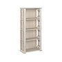 Bush Furniture Homestead 66"H 4-Shelf Bookcase with Adjustable Shelves, Linen White Oak Laminated Wood (HOB166LW-03)~#|#~BA4CE361-7238-4124-A909BE517E6A7770_sc7