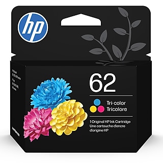 HP 62XL Tri-Color High Yield Ink Cartridge, Print Up to 415 Pages