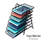 Mind Reader Metal Front Loading Letter Tray, Letter/Legal Size, Black (7TPAPER-BLK)~#|#~BA546565-7FDA-4061-A6EE994602254A63_sc7