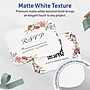 Avery Rectangle Flourished Edge Matte Blank Card, White, 20/Pack (19479399760)~#|#~BA5D5E44-802C-4EFB-8DFA2C932F23FEA4_sc7