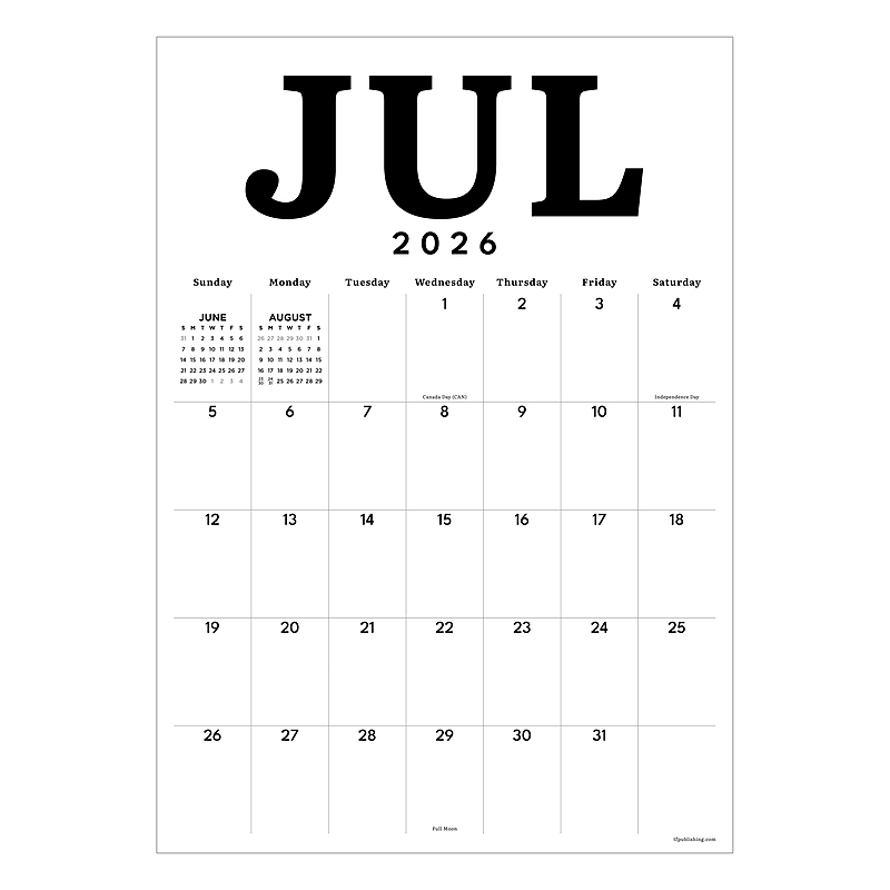 2026-2027 TF Publishing Art 17" x 12" Academic Monthly Desk Pad Calendar (AY27-8512) image 1