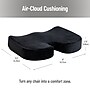 Mind Reader Memory Foam Office Chair Ergonomic Orthopedic Cushion, Black (SEACUSH-BLK)~#|#~BA5F14BF-70FE-41D4-B773EEF06607C513_sc7