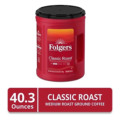 Folgers Classic Roast Ground Coffee, Medium Roast, 40.3 oz. (2550030419) Sansujyuku sansujyuku.com