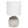 Creekwood Home Geometric Concrete 10.62" LED Table Lamp, White (CWT-1011-WH)~#|#~BA6532FB-4987-47B4-827E66A042F97273_sc7