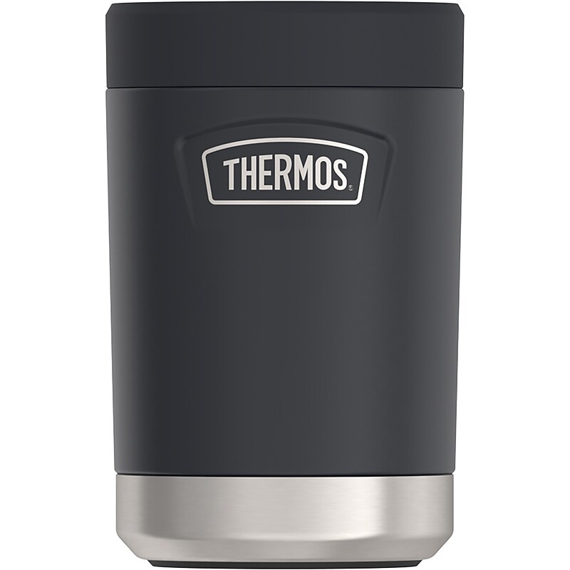 Thermos Icon Stainless Steel Vacuum Insulated Can Insulator, 12 oz., Granite (EAIS1502GT4) image 1