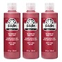 FolkArt Acrylic Paint Matte, 8oz., Engine Red, 3/Pack (FLK994-3)~#|#~BA694535-3400-4ACD-A2D378D4E2E6D67B_sc7