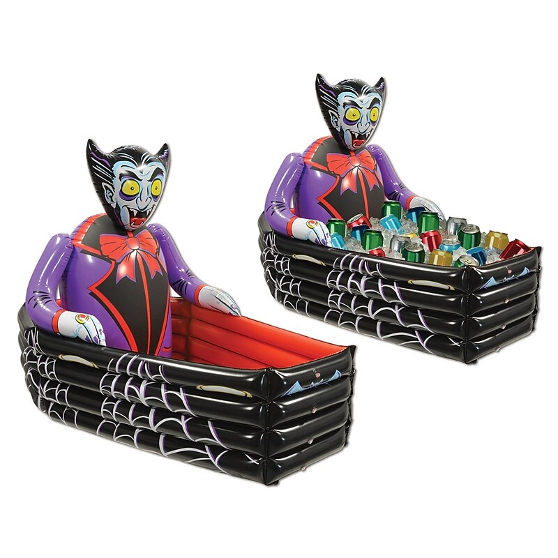 Beistle Inflatable Vampire & Coffin Cooler (00019) image 1