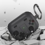 SaharaCase Inspire Series Silicone Case with Premium Clip for Airpods Pro 3, Shock Absorbing, Space Gray (HP00226)~#|#~BA72DE16-2CA0-4E34-9D82A75843339DA1_sc7