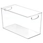 iDesign Large Plastic Storage Bin with Handles, Clear (9237)~#|#~BA72F26B-E77B-4583-B9A5997AE0272D85_sc7