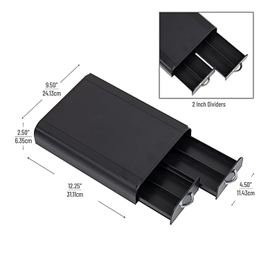 2-Drawer Single Serve Coffee Pod Drawer