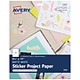 Avery Inkjet Multipurpose Sticker Paper, 8.5" x 11", White, 15 Stickers/Pack (3383)~#|#~BA858AAB-4E63-4CC4-81E3DBCF9D5F4BBD_sc7
