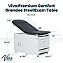 Viva Comfort Adjustable Exam Table with Stirrups & Storage, 500 lbs. Capacity, Black (ADI996-09-SSU2-BLK-MK)~#|#~BA892C1D-0C35-4B17-8FA307869FAD5A38_sc7