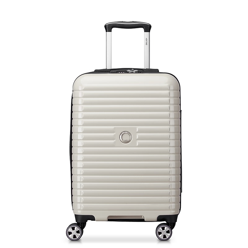 Delsey Cruise 3.0 20" Hardside Carry-On Suitcase, 4-Wheeled Spinner, TSA Checkpoint Friendly, Latte (40287980527) image 1