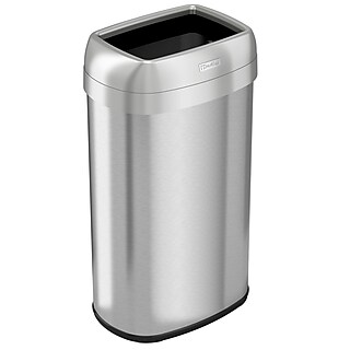 Nine Stars Stainless Steel Motion Sensor Trash Can, 21.1 Gallon