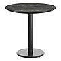 Flash Furniture TopGuard 31.25" Round Wood Dining Table with Round Base, Black Faux Marble/Black Base (STRD31BMATR18)~#|#~BA8CA672-EB4A-48A9-8B5DF72FA2C657C0_sc7