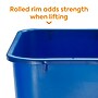 Coastwide Professional™ Plastic Indoor Recycling Container Without Lid, Blue Soft Molded Plastic, 7 Gallon (CW56432)~#|#~BA8E73EA-EAB1-4543-BA74BC13B76D5079_sc7