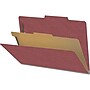 Medical Arts Press Pressboard Classification Folder, 1 Divider, 2" Expansion, Legal Size, Dark Red, 10/Box (DV-T52-14-3ARD)~#|#~BA8EC3C0-567F-4E71-9CEE18B3933525EC_sc7