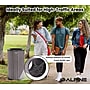 Alpine Industries Steel Outdoor Trash Can with Open Lid, 32 Gallon, Gray (ALP4400-01-GRY)~#|#~BA936733-3237-49E4-BE71FC42C1297E1D_sc7