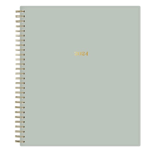 2024 Blue Sky Day Designer The Everygirl Soft Sage 8" x 10" Monthly