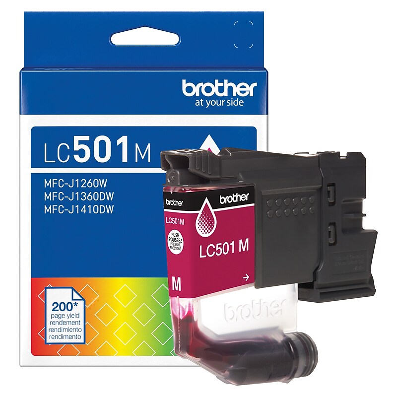 Brother LC501 Magenta Standard Yield Ink Cartridge (LC501MS) image 1