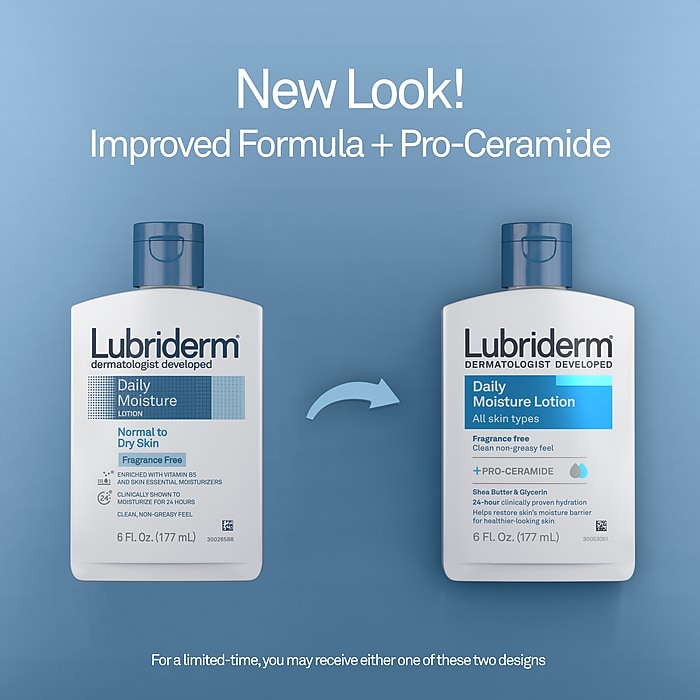 Lubriderm Daily Moisture Lotion, Fragrance-Free, 16 fl. Oz