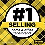 Scotch Permanent Double Sided Tape Refill, 1" x 36 yds., 3" Core, Transparent (66511296)~#|#~BA9FE54F-DAFB-4626-AAE7736013BEB9B5_sc7
